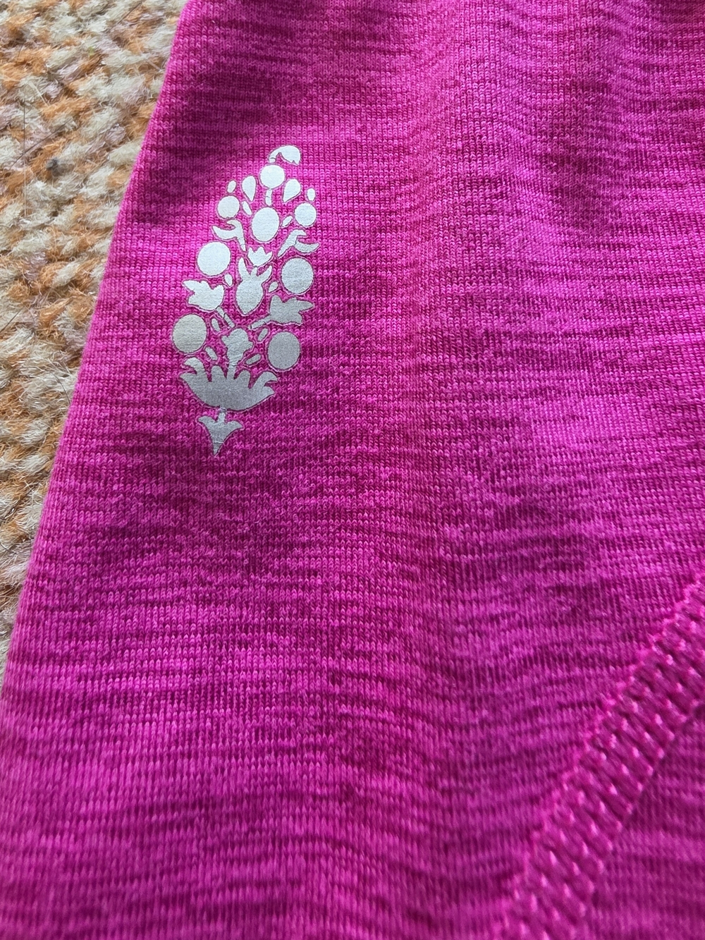 Free People Fuchsia Heathered Track Joggers - Picture 5 of 5